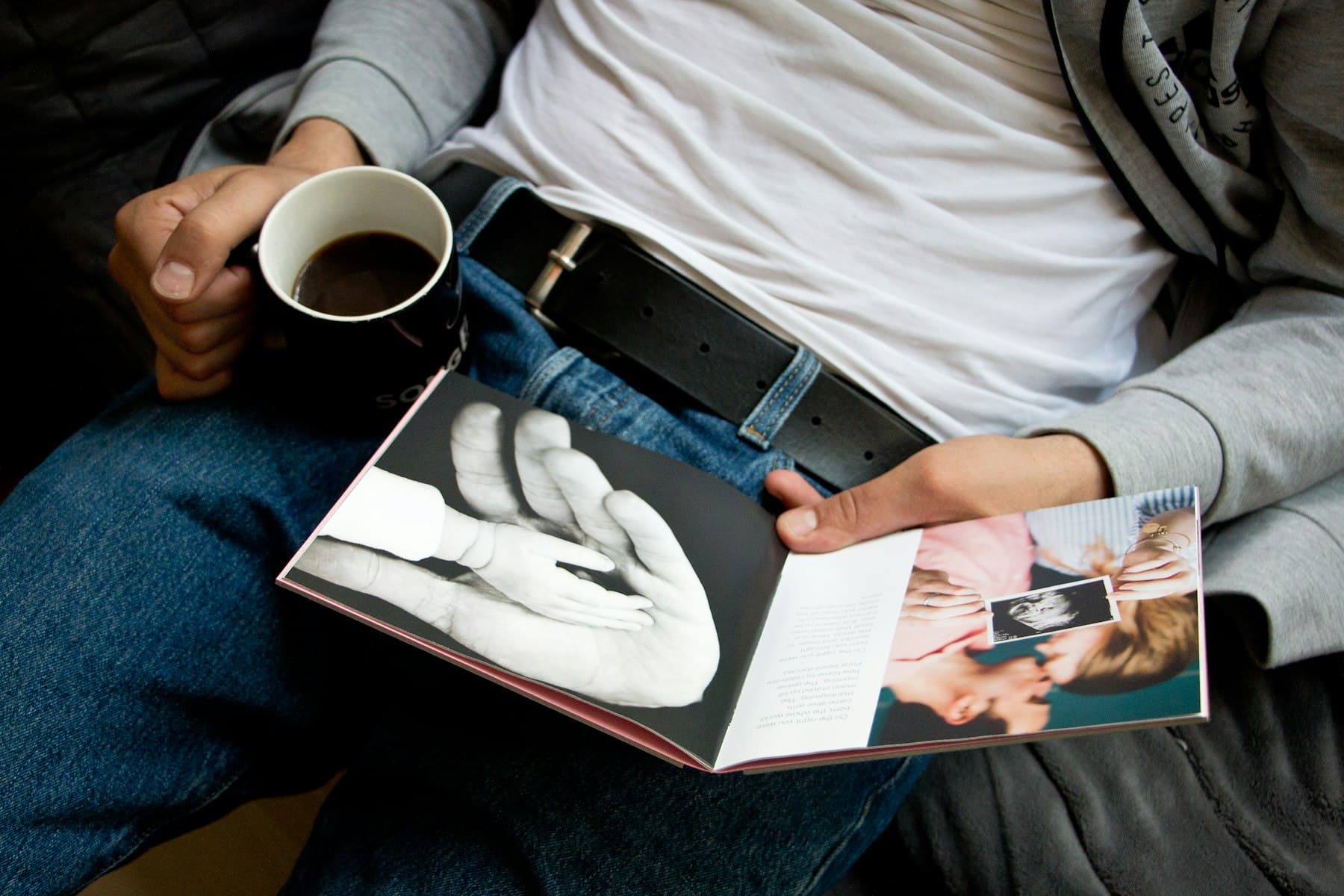 A quiet table with coffee and a notebook